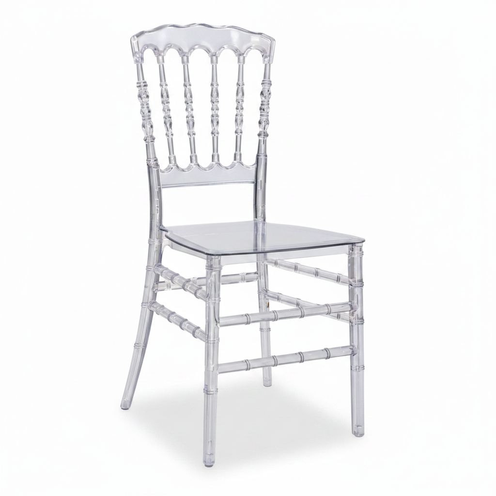 Transparent Dining Chair 40x40x90cm | Modern Acrylic Chair UAE