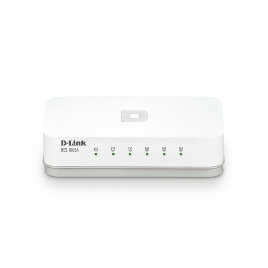 D-Link DES-1005A 5-Port Fast Ethernet Switch UAE | 10/100Mbps Desktop Network Switch Dubai Abu Dhabi Sharjah Ajman Umm Al Quwain Ras Al Khaimah Fujairah