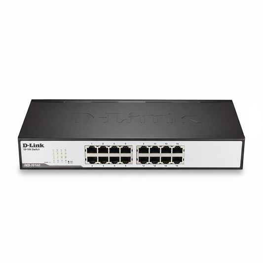 D-Link DES-1016D 16-Port Fast Ethernet Unmanaged Desktop Switch UAE | Dubai Abu Dhabi Sharjah Ajman Umm Al Quwain Ras Al Khaimah Fujairah
