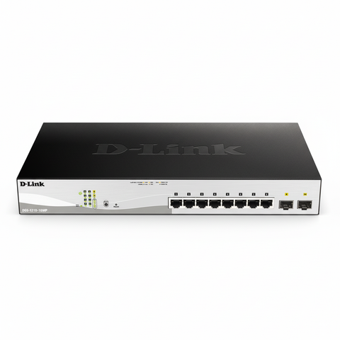 D-Link DGS-1210-10MP 10-Port Gigabit Smart Managed PoE Switch UAE | 130W PoE+ Network Switch Dubai Abu Dhabi Sharjah Ajman Umm Al Quwain Ras Al Khaimah Fujairah