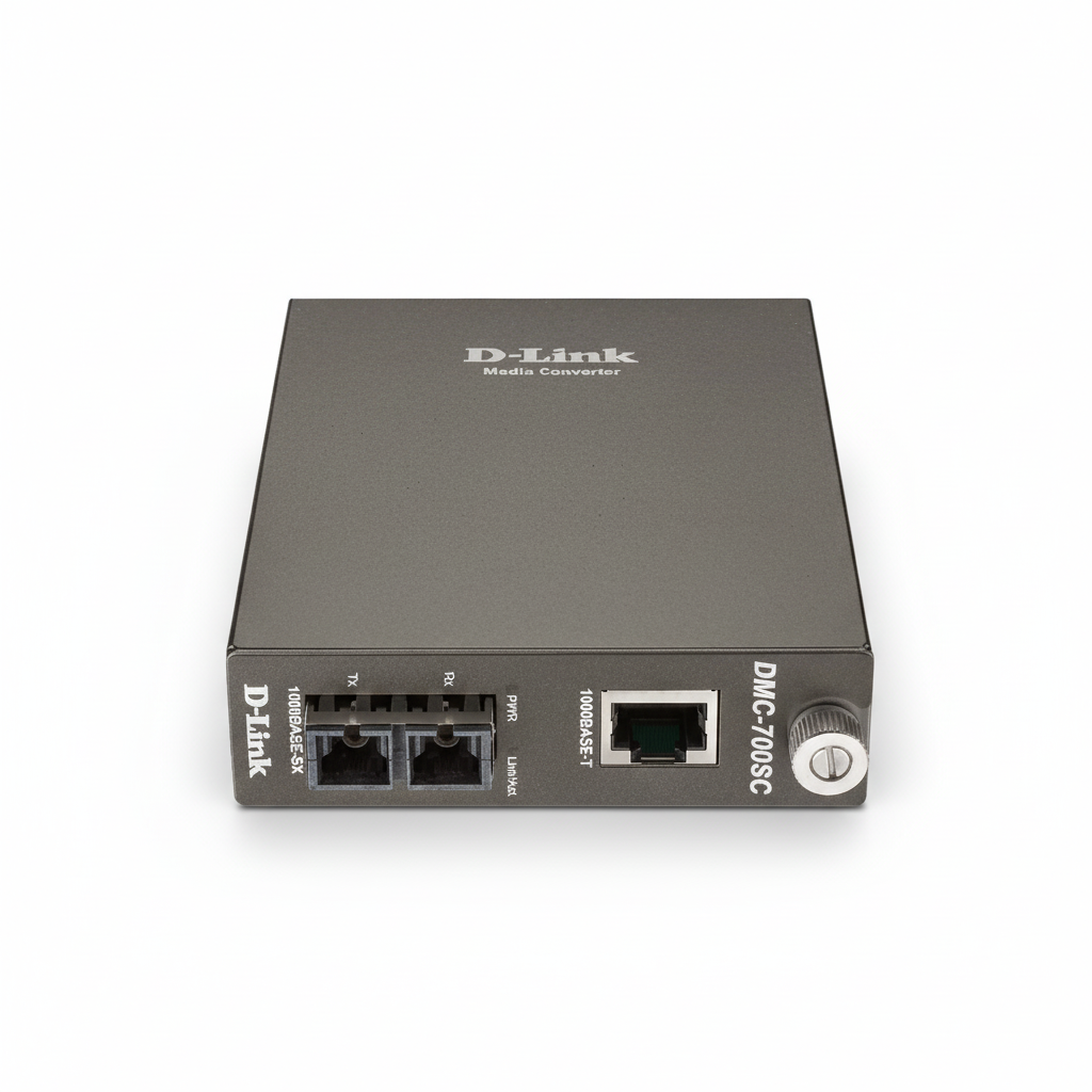 D-Link DMC-700SC 1000Base-T to 1000Base-SX Media Converter 550m Multi-Mode | UAE Stock Dubai Abu Dhabi Sharjah Ajman