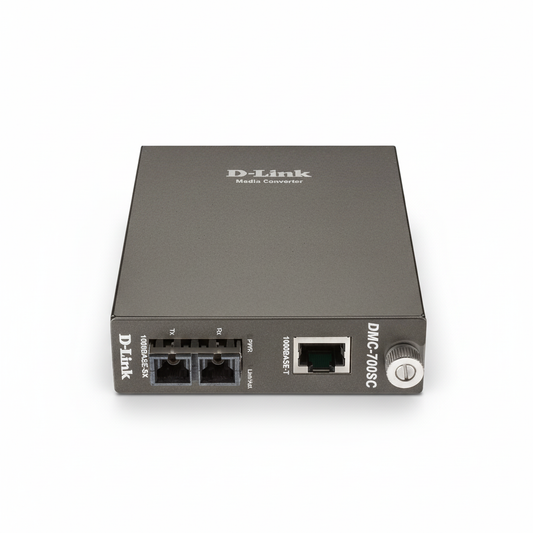 D-Link DMC-700SC 1000Base-T to 1000Base-SX Media Converter 550m Multi-Mode | UAE Stock Dubai Abu Dhabi Sharjah Ajman