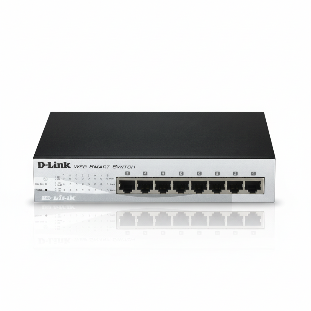 D-Link DES-1210-08P 8-Port Smart PoE Switch UAE | 65W PoE+ Managed Switch Dubai Abu Dhabi Sharjah Ajman Umm Al Quwain Ras Al Khaimah Fujairah