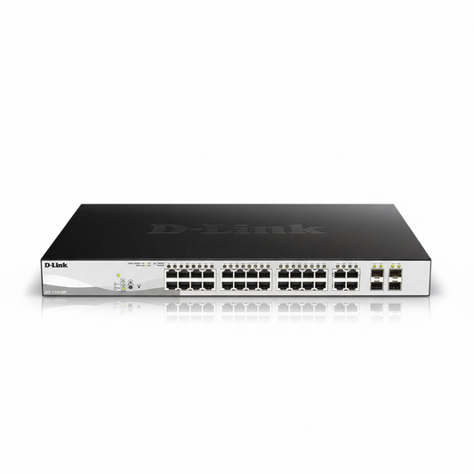 D-Link DGS-1210-28P 28-Port Smart Gigabit Managed PoE Switch UAE | 370W PoE+ Network Switch Dubai Abu Dhabi Sharjah Ajman Umm Al Quwain Ras Al Khaimah Fujairah