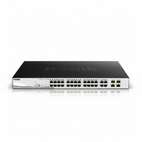 D-Link DGS-1210-28P 28-Port Smart Gigabit Managed PoE Switch UAE | 370W PoE+ Network Switch Dubai Abu Dhabi Sharjah Ajman Umm Al Quwain Ras Al Khaimah Fujairah