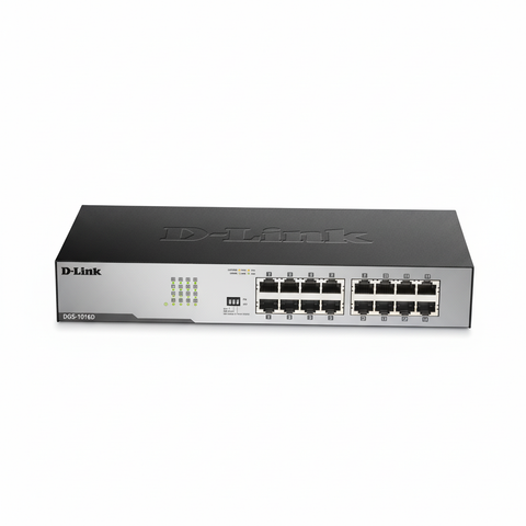 D-Link DGS-1016D 16-Port Gigabit Unmanaged Desktop Switch | UAE Stock | Dubai Abu Dhabi Sharjah Ajman