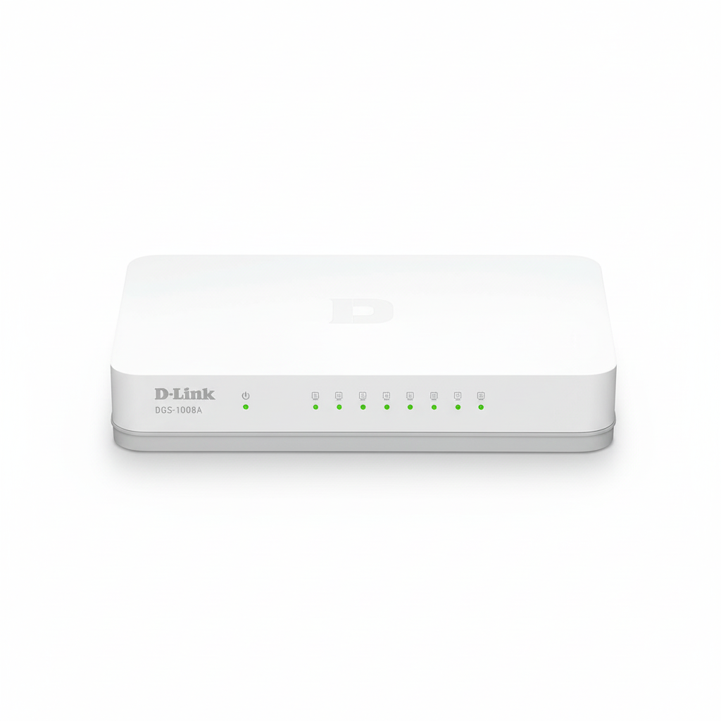 D-Link DGS-1008A-E 8-Port Gigabit Easy Desktop Switch UAE | Dubai Abu Dhabi Sharjah Ajman Umm Al Quwain Ras Al Khaimah Fujairah