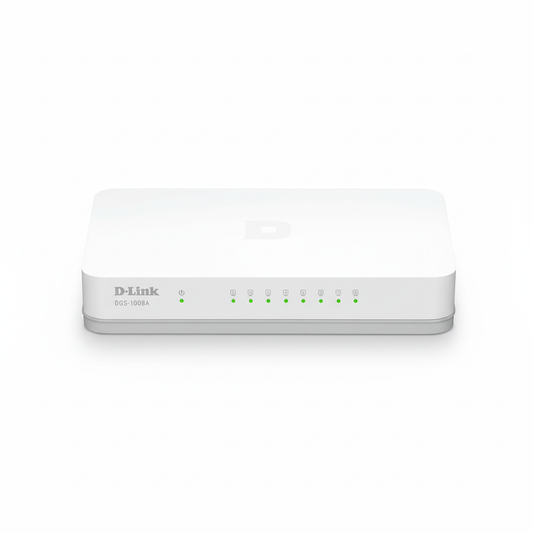 D-Link DGS-1008A-E 8-Port Gigabit Easy Desktop Switch UAE | Dubai Abu Dhabi Sharjah Ajman Umm Al Quwain Ras Al Khaimah Fujairah