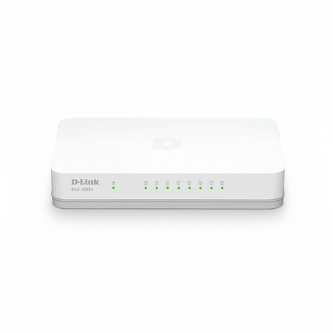 D-Link DGS-1008A-E 8-Port Gigabit Easy Desktop Switch UAE | Dubai Abu Dhabi Sharjah Ajman Umm Al Quwain Ras Al Khaimah Fujairah
