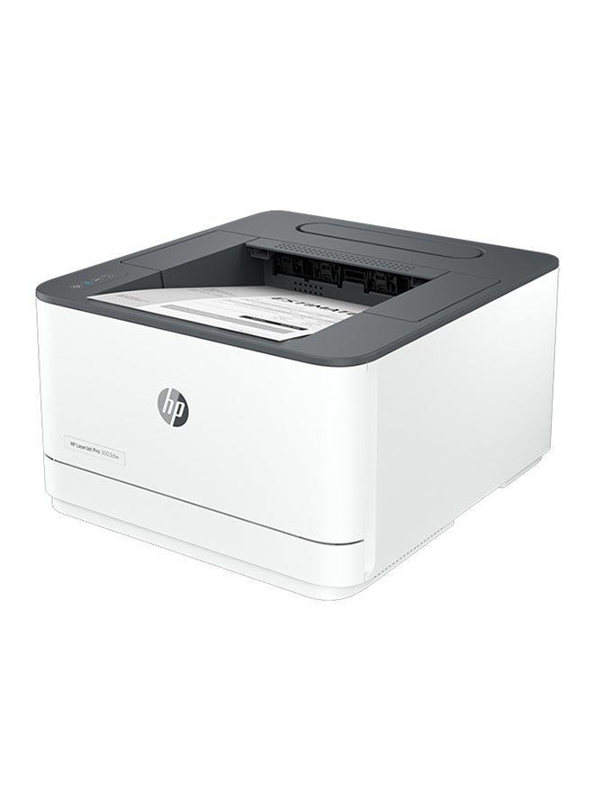 HP LaserJet Pro 3003DW A4 black and white laser printer left-angle view – high-speed wireless office printer for Dubai and UAE businesses