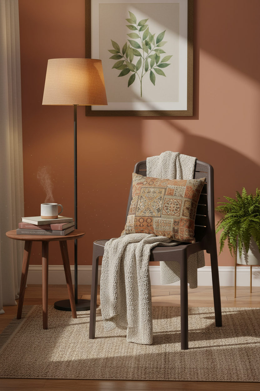 Cedargrain Resin Outdoor Armless Chair - Premium Furniture UAE | Dubai Abu Dhabi Sharjah