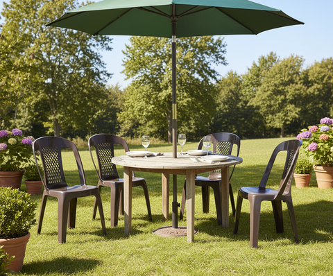 Premium Regal Chairs Set of 4 Beige - UAE Wide Delivery | Dubai Abu Dhabi Sharjah