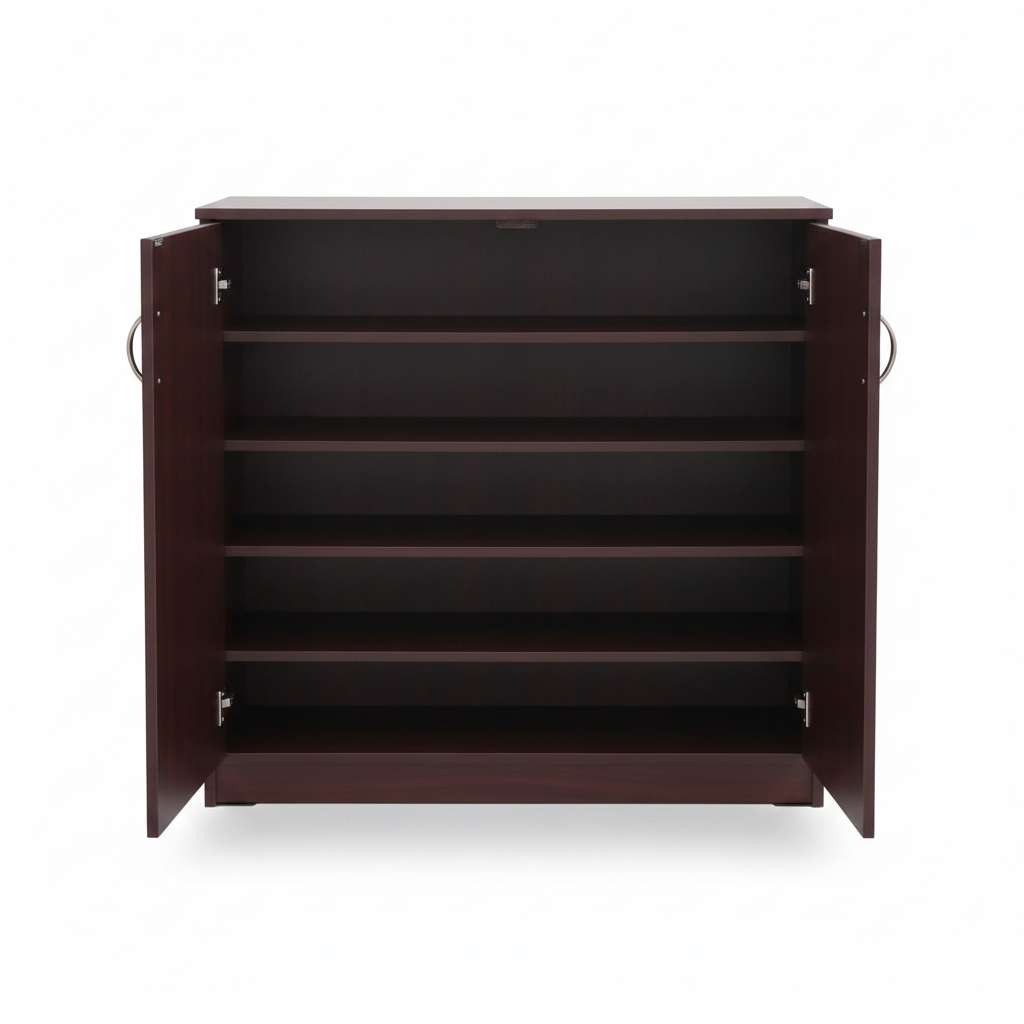 Wooden Shoe Rack 100x80x37cm | IH 9210 | INFINI HOMES UAE