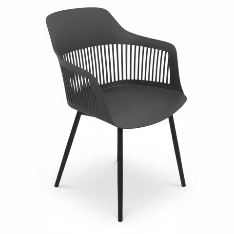 Heavy Duty PP Chair IH 326 | Durable Plastic Office Chair UAE Black