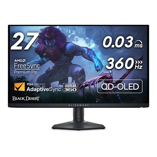 Dell Alienware 27″ AW2725DF QD-OLED Gaming Monitor UAE | 360Hz Gaming Display Dubai