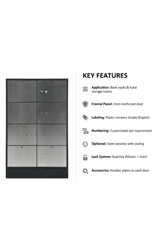 Valberg DB-8 Deposit Boxes UAE - Bank Vault Storage Dubai