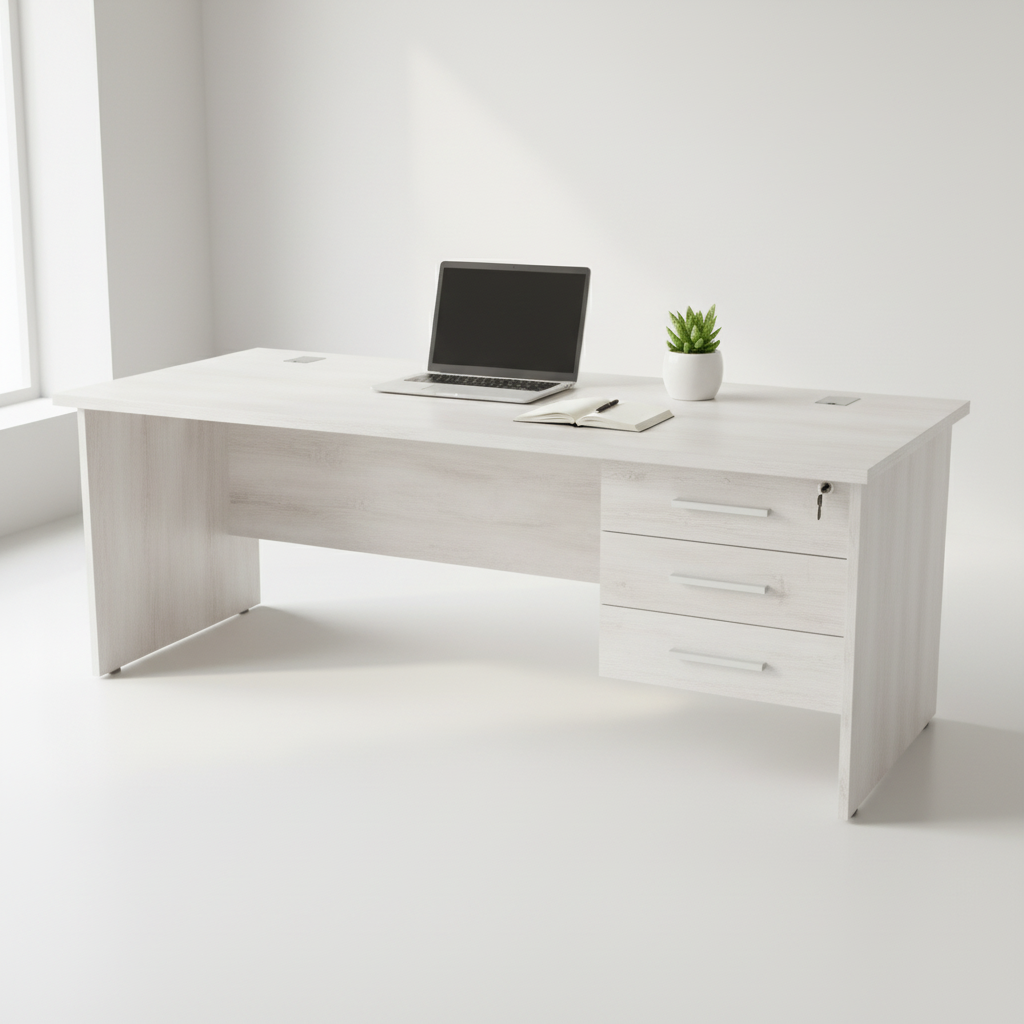 Office Desk Maple 160cm - Premium Workstation for UAE Offices | INFINI HOMES