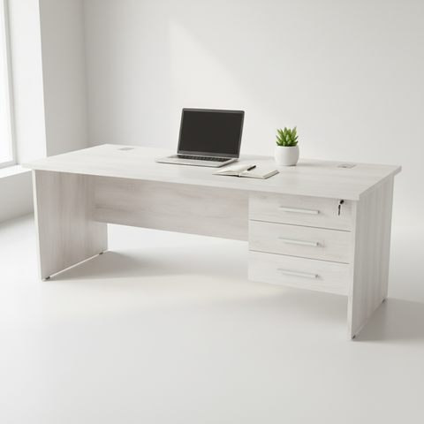 Office Desk Maple 160cm - Premium Workstation for UAE Offices | INFINI HOMES