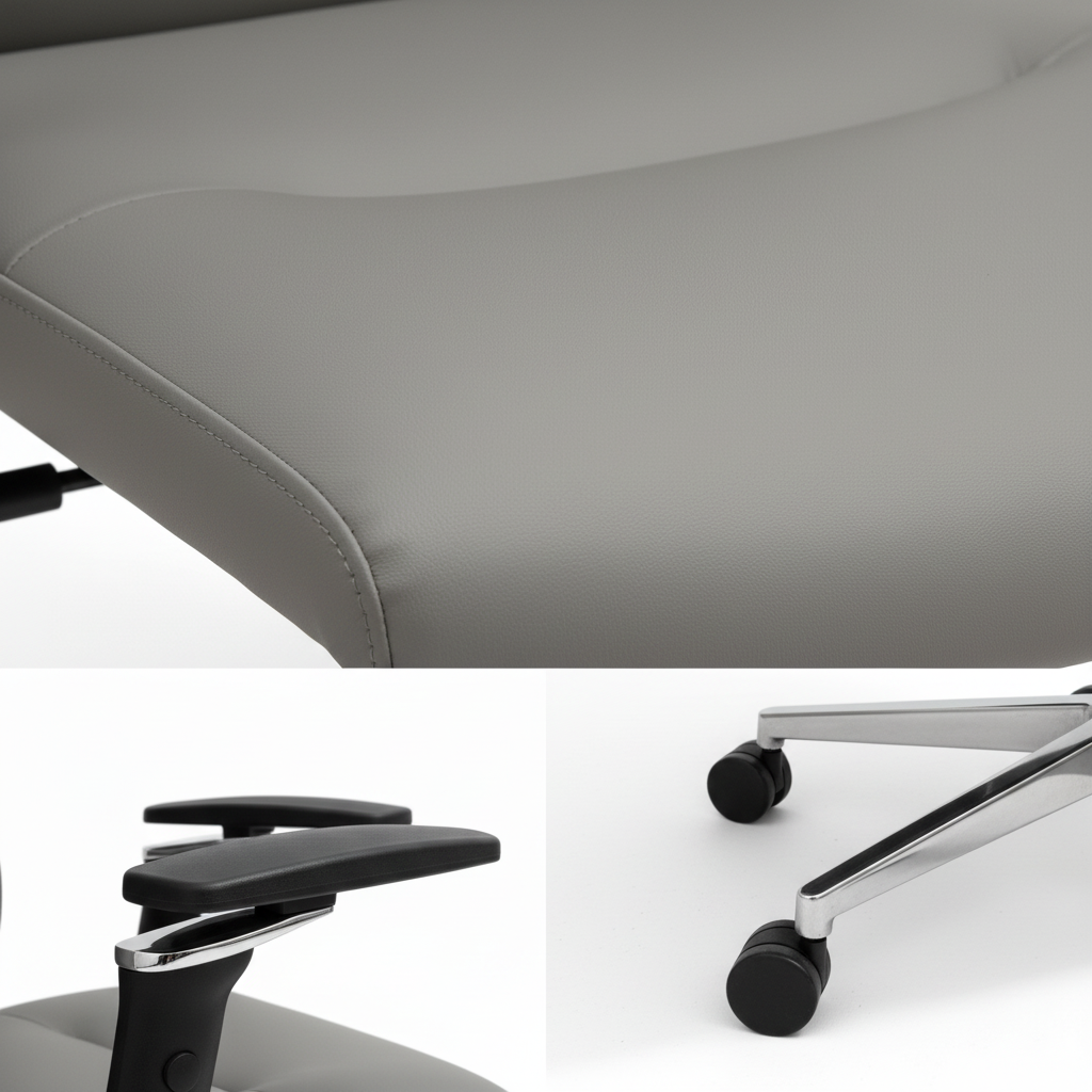 Premium Office Chair Grey | Ergonomic Desk Chair UAE | IH A015 GRY