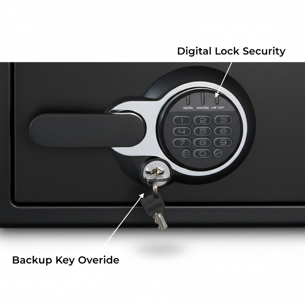 Sentry STW123GDC Firekeeper Safe – Water & Fire Protection, Digital Lock