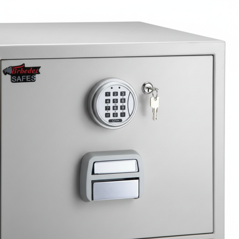 Eagle SF-680-2EKX Fire-Resistant Filing Cabinet – 2 Drawers, Digital + Key Lock System
