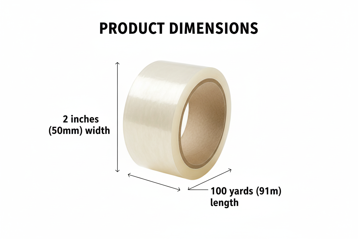 INFINI HOMES Packing Tape UAE - 36 Rolls Heavy Duty BOPP