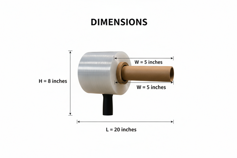 Stretch Film Dispenser UAE | Ergonomic Handle for Packing & Wrapping | Dubai Packaging Supplies