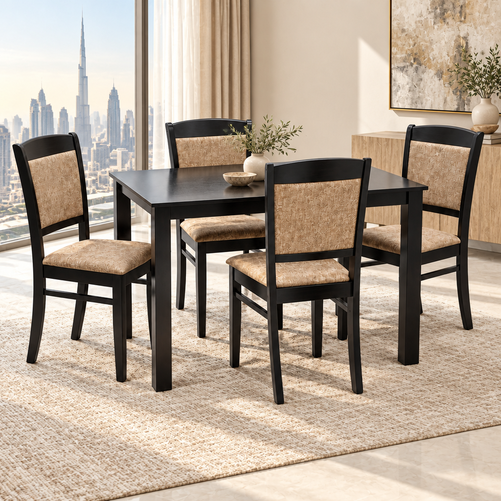 Wenge Dining Table Set 1+4 | IH-MILAN-4 UAE