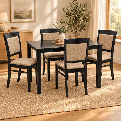 Wenge Dining Table Set 1+4 | IH-MILAN-4 UAE