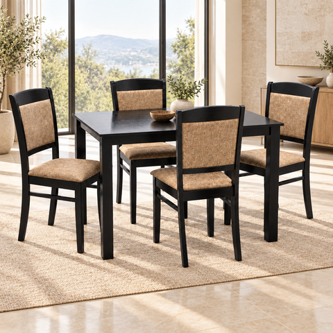 Wenge Dining Table Set 1+4 | IH-MILAN-4 UAE