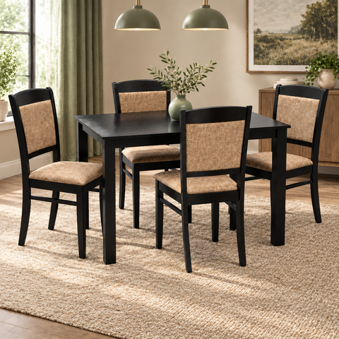 Wenge Dining Table Set 1+4 | IH-MILAN-4 UAE