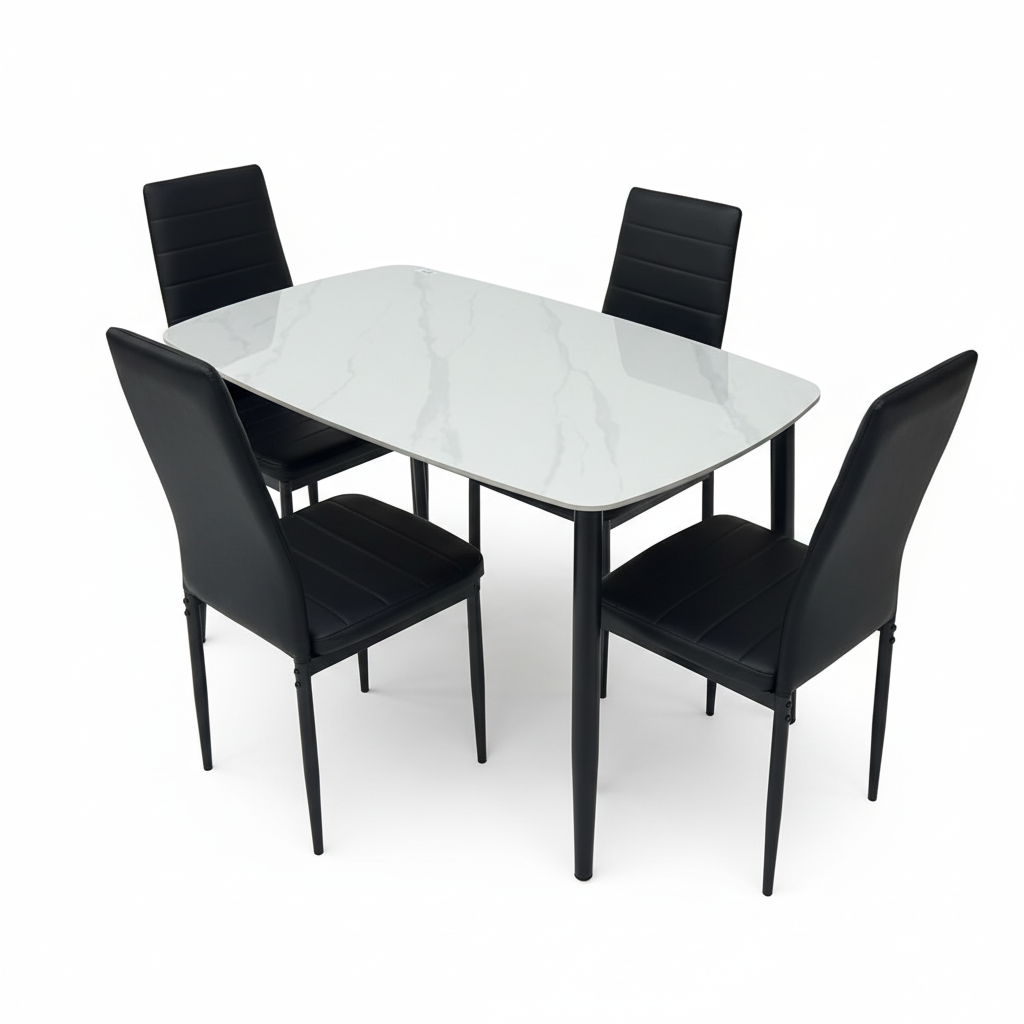 Premium Dining Table Set (Table Size 120x70) | Modern Dining Furniture UAE