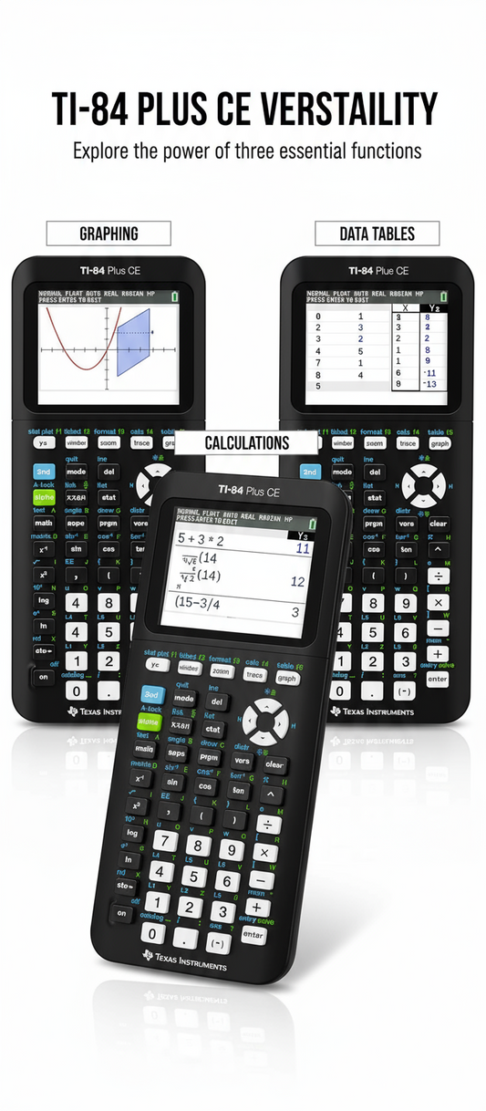 TI-84 Plus CE Graphing Calculator - Scientific Calculator for Students UAE | Texas Instruments