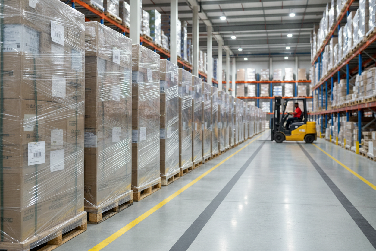 Power Stretch Film Machine Grade T25 - Industrial Pallet Wrap UAE | 500mm x 1500m