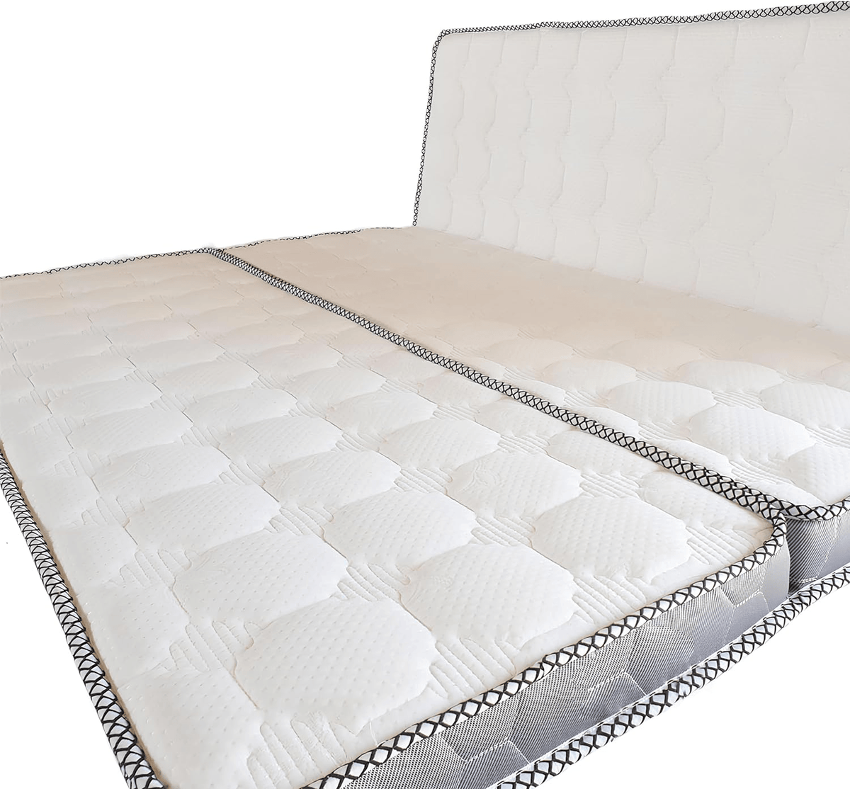INFINI HOMES Single High Density Foam White Foldable & Flipable Mattress-INFINI HOMES