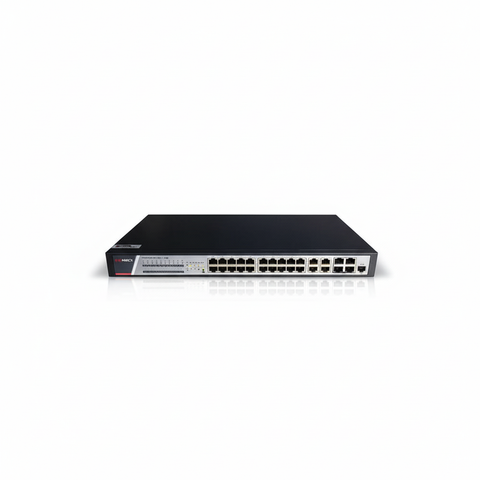 Hikvision DS-3E2528P-B 24-Port Gigabit Ethernet PoE Switch UAE | 370W PoE+ Network Switch Dubai Abu Dhabi Sharjah Ajman Umm Al Quwain Ras Al Khaimah Fujairah