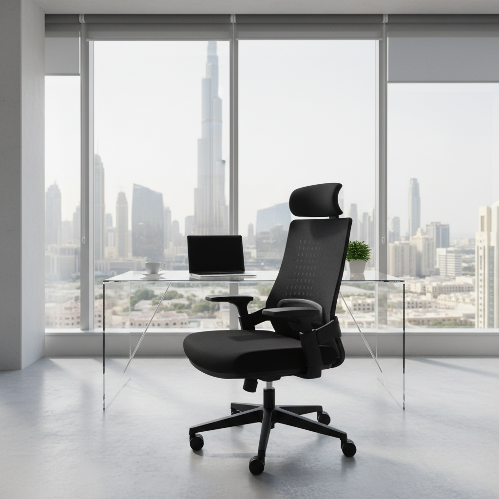 Office Chair Black IH 2020 BLK | Premium Ergonomic Seating UAE