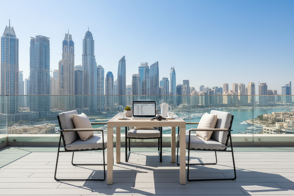 Cedarattan Dining Table Warm Taupe - Premium Outdoor Furniture UAE | Dubai Abu Dhabi Sharjah