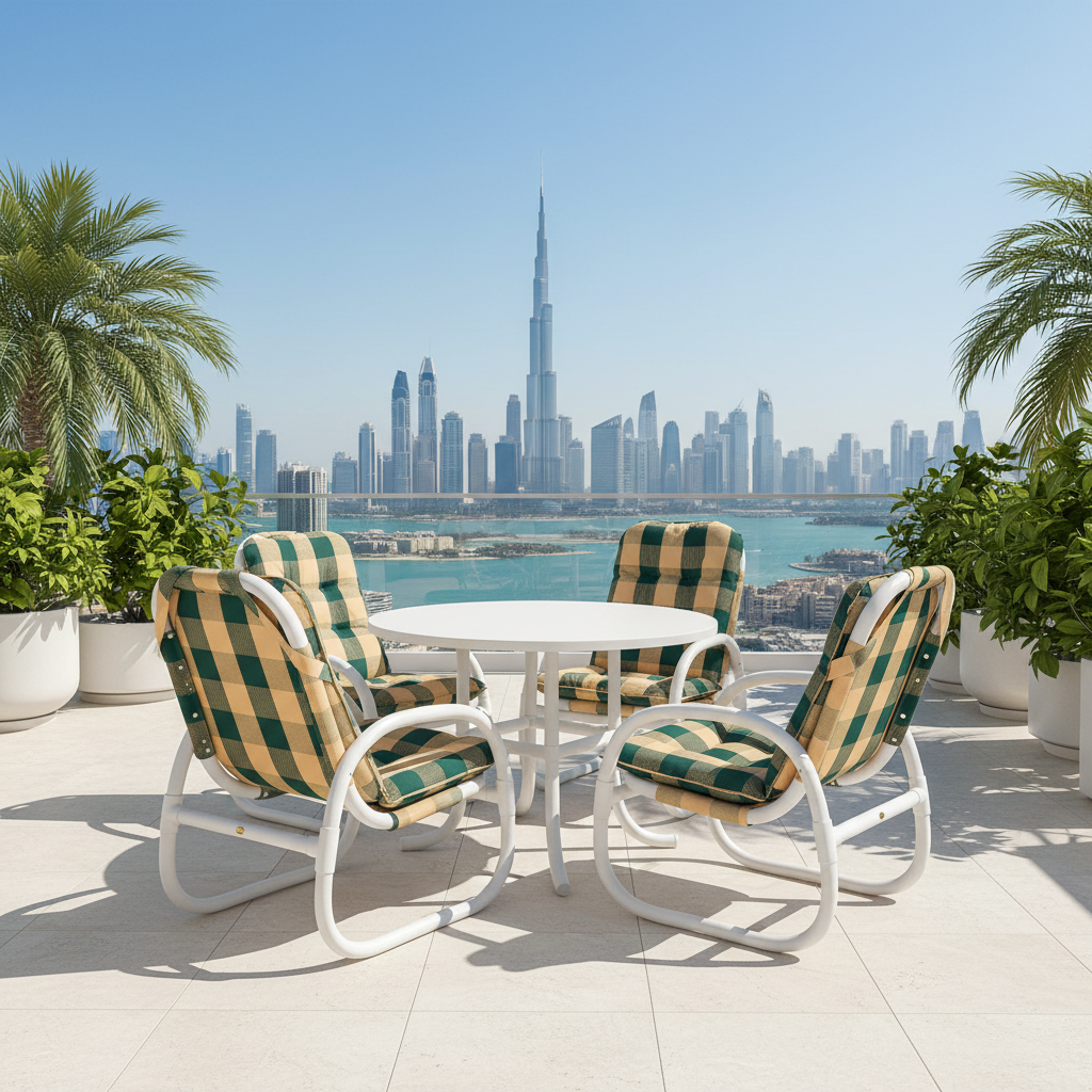 IH 1122 Dining Table and Chair Set UAE | Premium Furniture Dubai