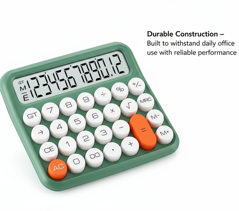 Desktop Calculator 12 Digit Large Display - Office Calculator Dubai UAE | VEWINGL
