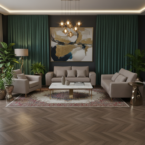 Corner Sofa IH CS-1192 | Premium L-Shape Sofa UAE