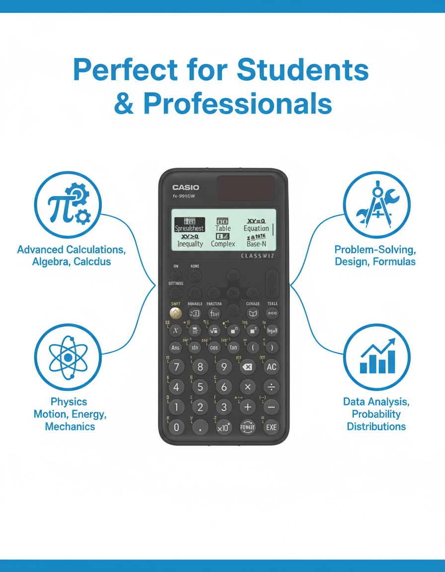 Casio FX-991CW Scientific Calculator | Advanced Classwiz | UAE Stock