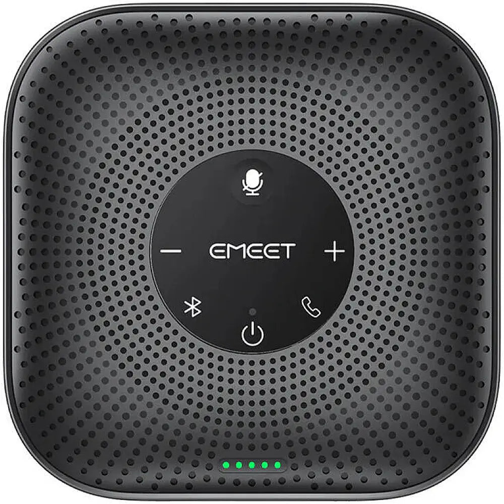EMEET M0 Plus Conference Speakerphone – 360° HD Audio, 4 Mic Array, Voice IA 4.2, Bluetooth 5.0 | UAE Delivery