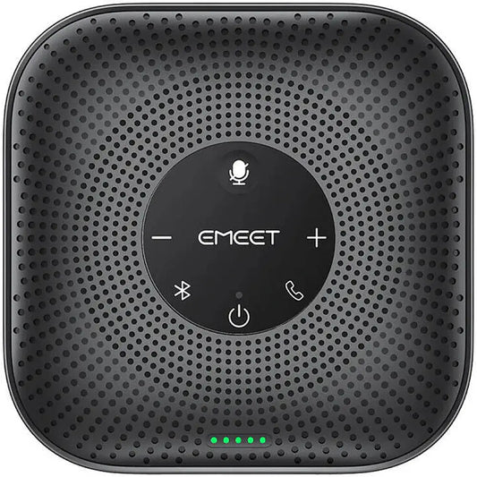 EMEET M0 Plus Conference Speakerphone – 360° HD Audio, 4 Mic Array, Voice IA 4.2, Bluetooth 5.0 | UAE Delivery