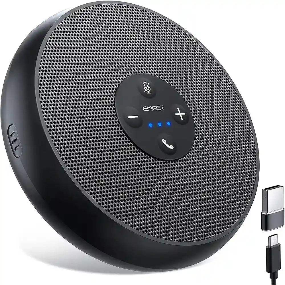 EMEET M1A Conference Speakerphone UAE | 360° Voice Pickup for Zoom & Teams