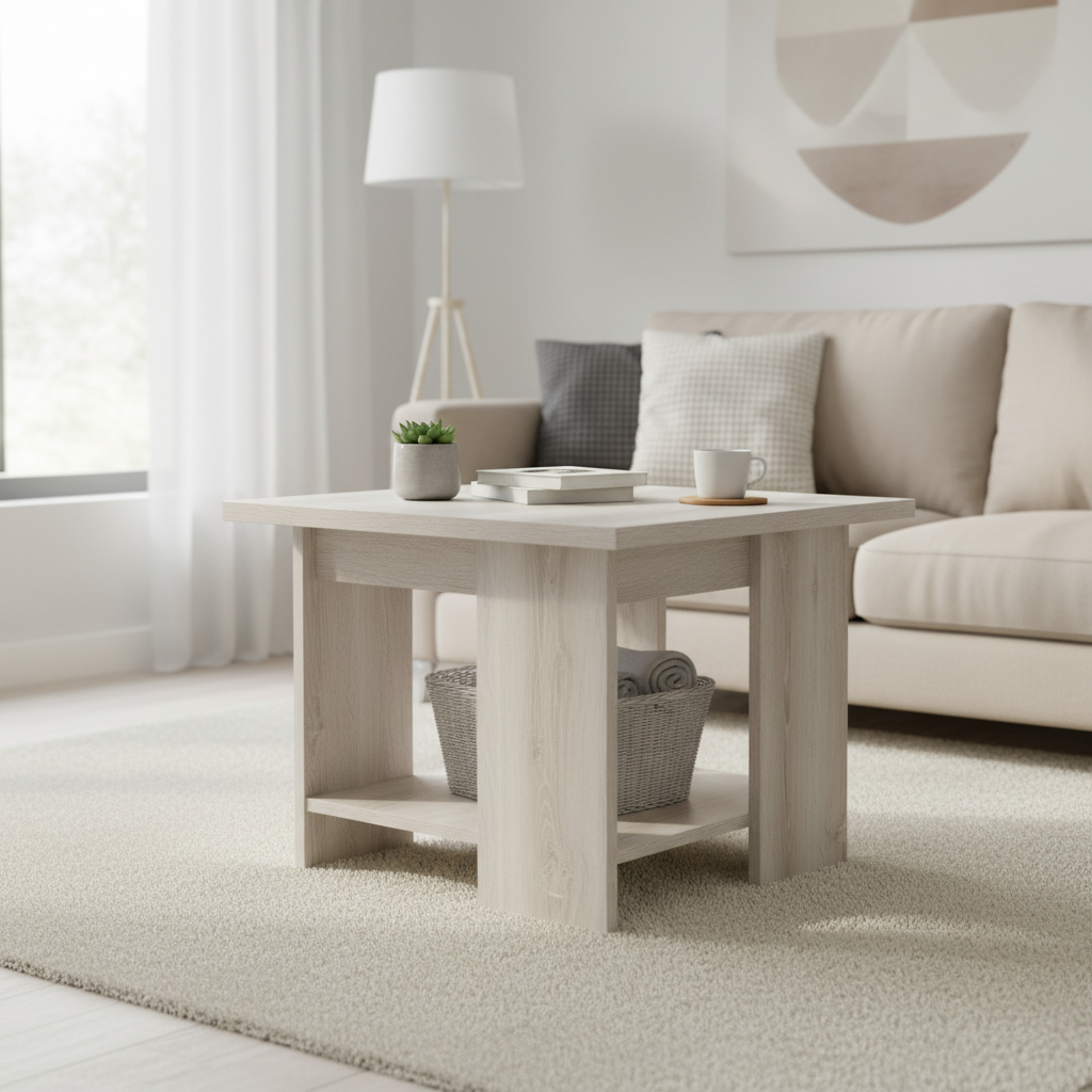 Coffee Table IH 4060 | Modern Fume Glass Centre Table – INFINI HOMES UAE
