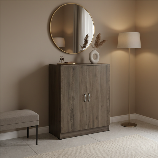 Wooden Shoe Rack | IH S08 – Premium Entryway Storage
