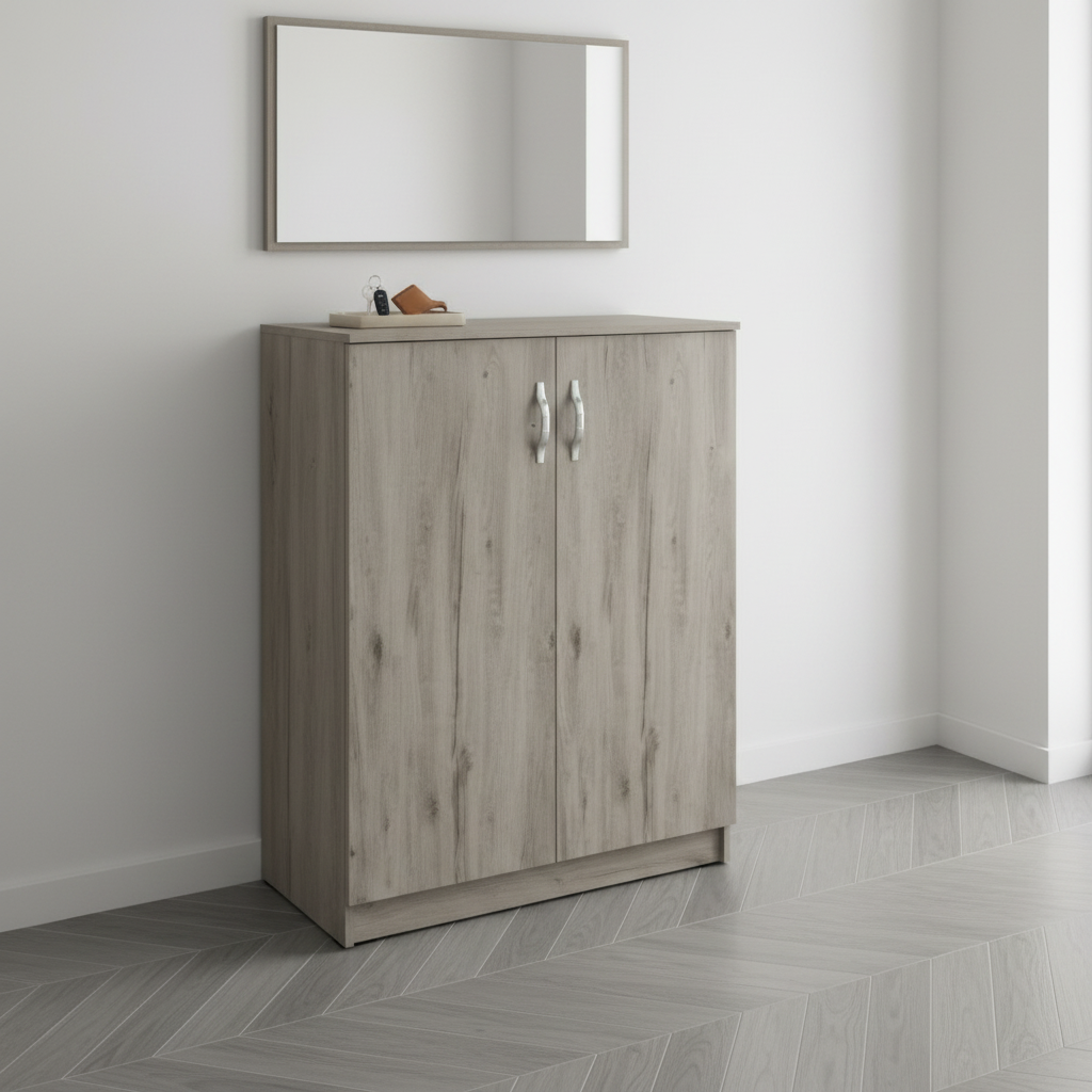 Wooden Shoe Rack 100x80x37cm | IH 9210 | INFINI HOMES UAE