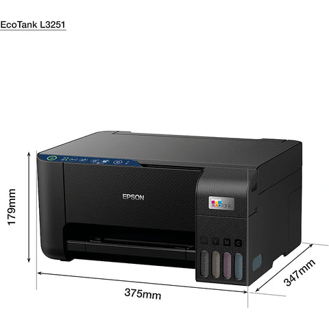 Epson EcoTank L3251 Ink Tank Printer UAE – 3-in-1 WiFi Printer with Ultra-Low-Cost Printing