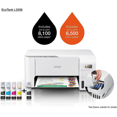 Epson EcoTank L3256 Ink Tank Printer UAE | 3-in-1 WiFi Printer Dubai